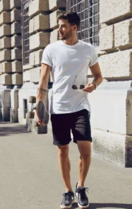 23+ Trendy Black Shorts Outfit Men Ideas for Ultimate Style